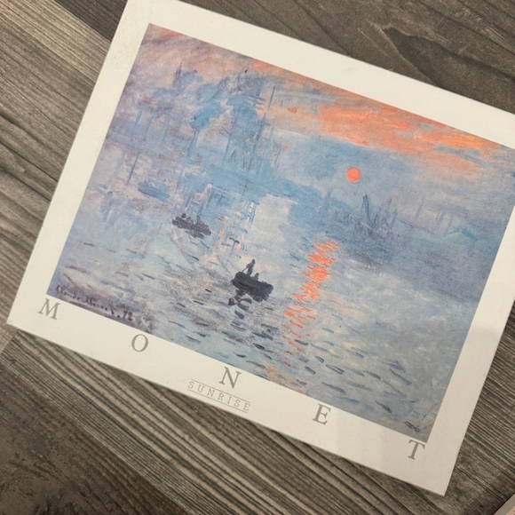 Claude Monet Art Print Set - Blue and Gray - Picture 7 of 8